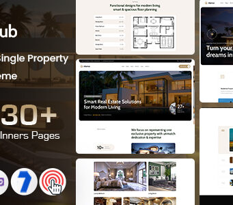 Villahub – WordPress-Layout für Immobilien und Einzelimmobilien