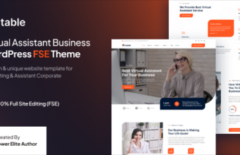 Virtable – Virtual Assistant Business Gutenverse FSE WordPress Block Vorlage