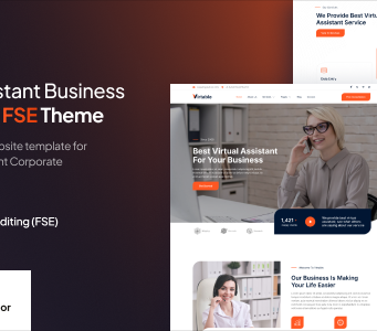 Virtable – Virtual Assistant Business Gutenverse FSE WordPress Block Vorlage