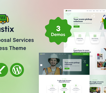 Wastix – WordPress-Template für Abfallentsorgungsdienste