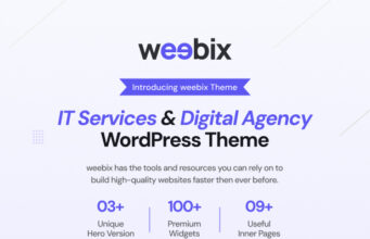 Weebix – WordPress-Layout für Webentwicklung