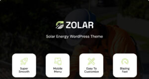 Zolar – Solarenergie-WordPress-Layout