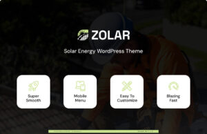 Zolar – Solarenergie-WordPress-Layout