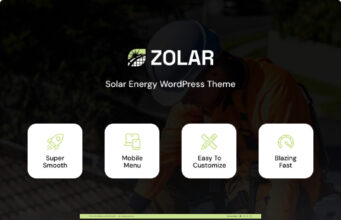 Zolar – Solarenergie-WordPress-Layout