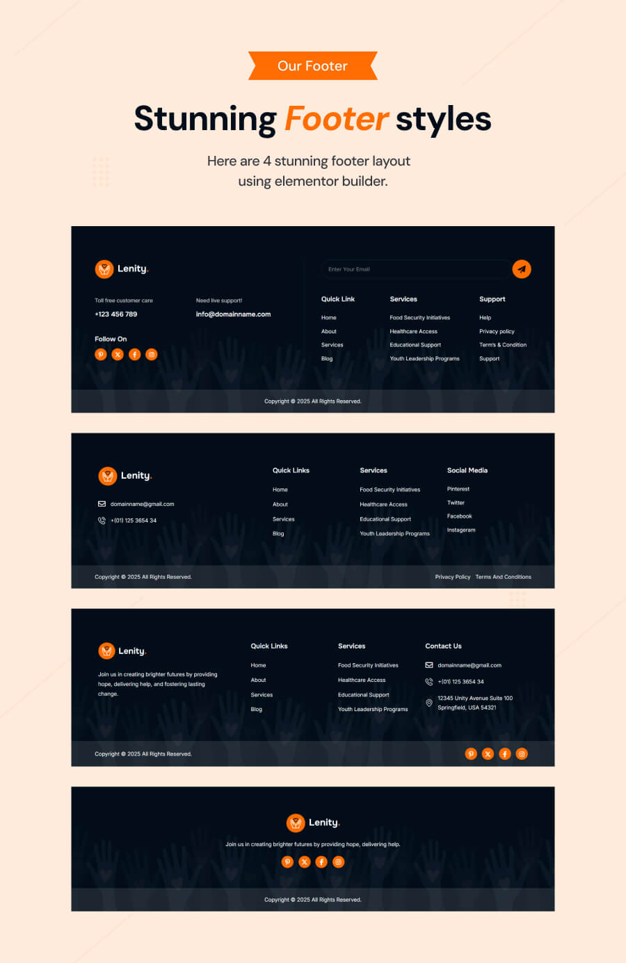 Lenity – WordPress-Theme für Wohltätigkeit und Spende – 8