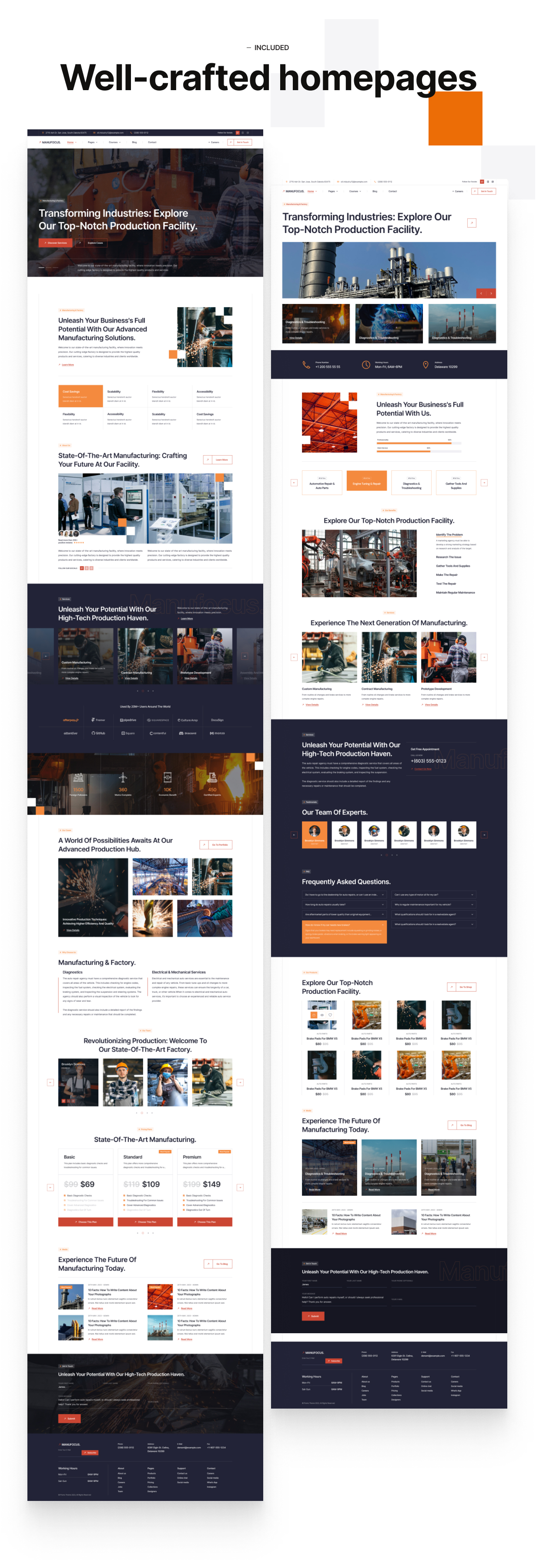 Manufocus – Fabrik- und Industrie-WordPress-Theme – 2