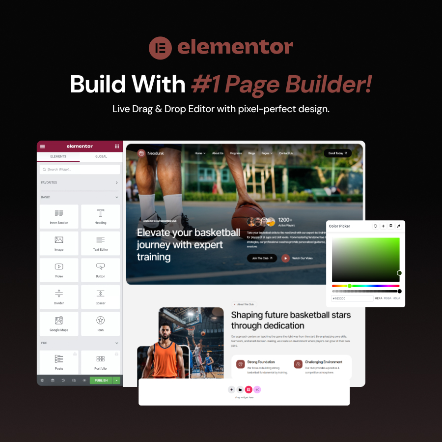 Neodunk – WordPress-Theme für Basketballclub und Sport – 4