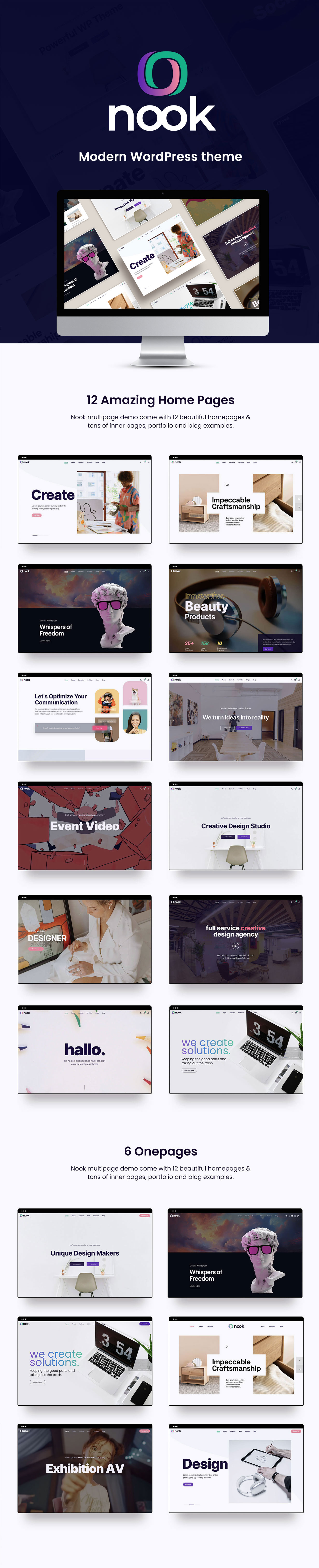 Nook – Bold Creative Agency Mehrzweck-WordPress-Theme – 1