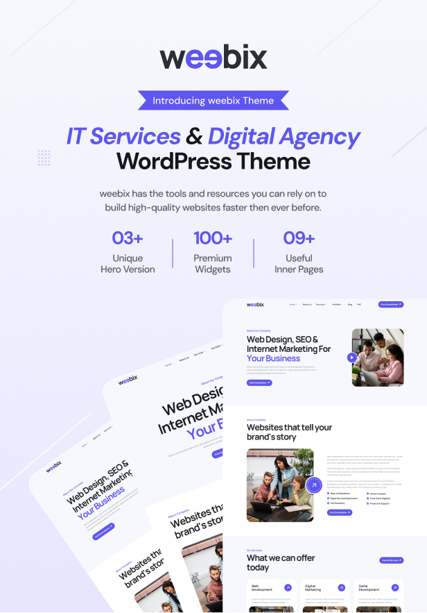 Weebix – It Solutions WordPress Theme – 3