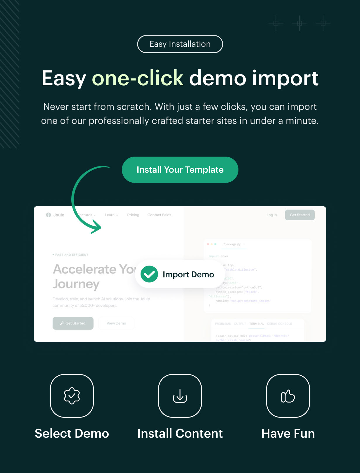 Joule - AI Startup Software Elementor WordPress Theme - 3