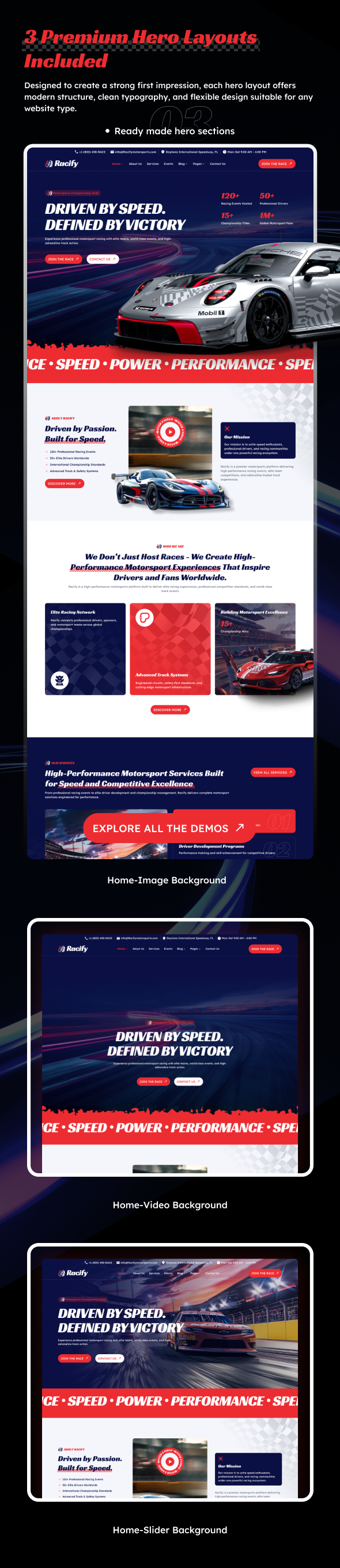 Racify – Motorsports Racing WordPress Theme – 3