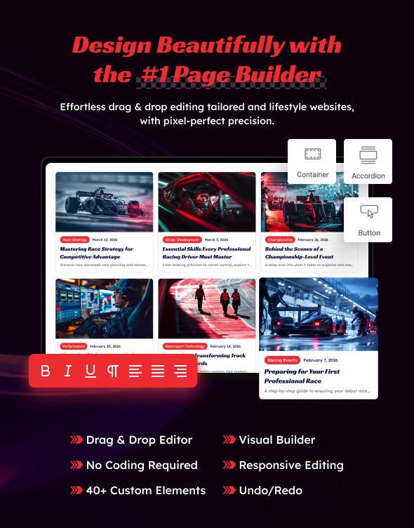 Racify – Motorsports Racing WordPress Theme – 6