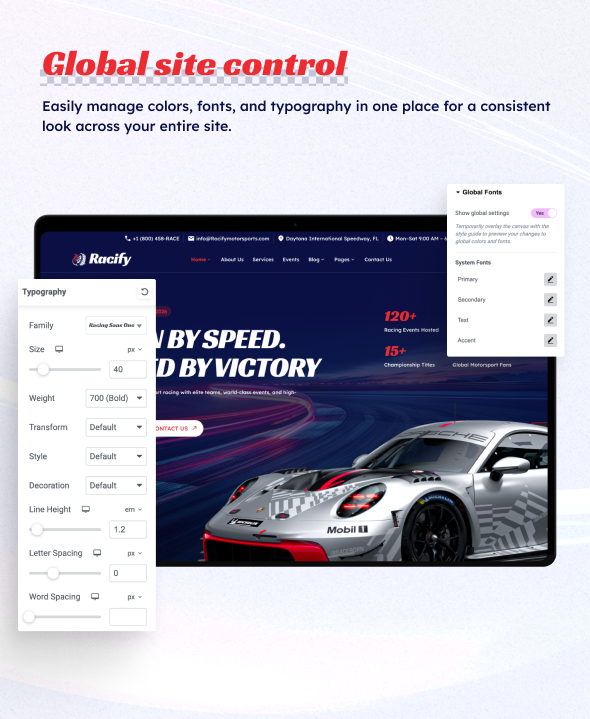 Racify – Motorsports Racing WordPress Theme – 8