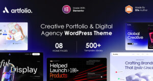 Artfolio – Creative Portfolio & Digital Agency WordPress Layout