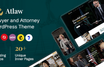 Atlaw – WordPress-Template für Anwälte und Anwälte