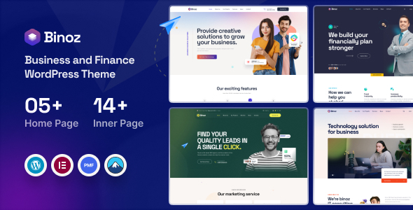 Binoz – WordPress-Layout für Unternehmensagenturen