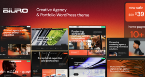 Biuro | WordPress-Template für Kreativagentur und Portfolio