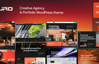 Biuro | WordPress-Template für Kreativagentur und Portfolio