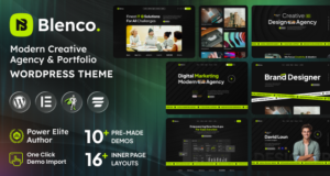 Blenco – WordPress-Vorlage für Kreativagenturen