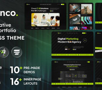 Blenco – WordPress-Vorlage für Kreativagenturen