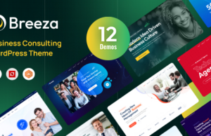 Breeza – WordPress-Template für Unternehmensberatung
