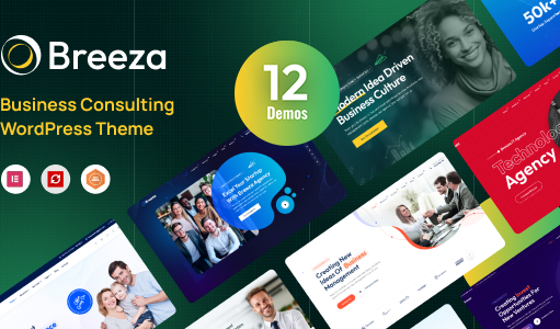 Breeza – WordPress-Template für Unternehmensberatung