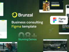 Brunzal – Figma-Vorlage für Unternehmensberatung