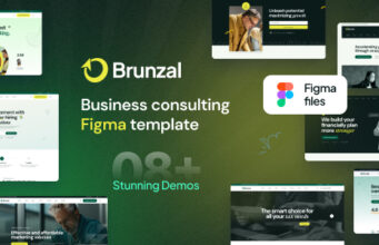 Brunzal – Figma-Vorlage für Unternehmensberatung