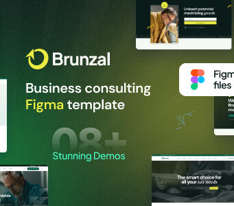Brunzal – Figma-Vorlage für Unternehmensberatung