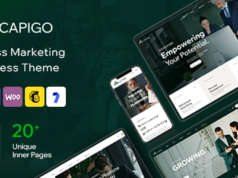 Capigo – WordPress-Layout für Unternehmensmarketing