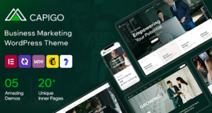 Capigo – WordPress-Layout für Unternehmensmarketing