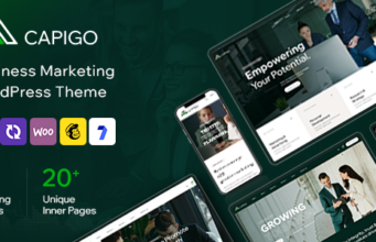 Capigo – WordPress-Layout für Unternehmensmarketing