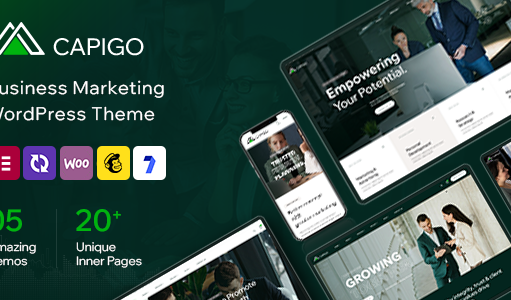 Capigo – WordPress-Layout für Unternehmensmarketing