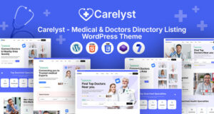 Carelyst – WordPress-Template mit Verzeichnisliste für Mediziner und Ärzte