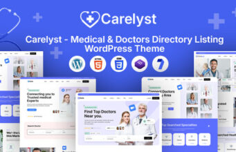 Carelyst – WordPress-Template mit Verzeichnisliste für Mediziner und Ärzte