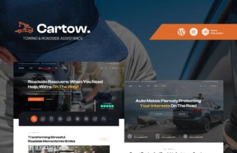 Cartow – WordPress-Template für Abschlepp- und Pannenhilfe