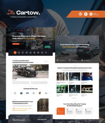 Cartow – WordPress-Template für Abschlepp- und Pannenhilfe