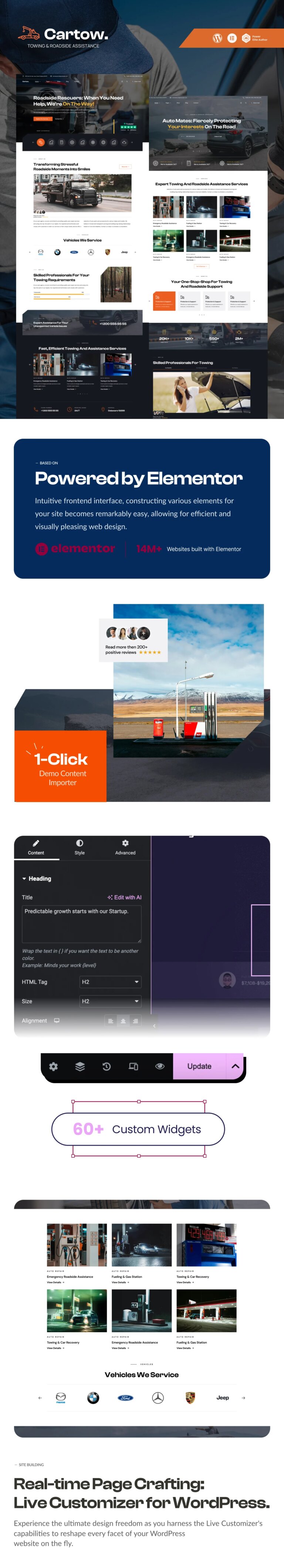Cartow – WordPress-Template für Abschlepp- und Pannenhilfe