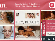 Clean – WordPress-Template für Schönheitssalon und Wellness-Klinik
