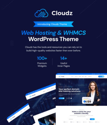 Cloudz – Webhosting und WHMCS WordPress Layout