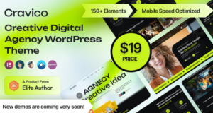 Cravico – WordPress-Template für kreative Digitalagenturen