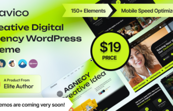 Cravico – WordPress-Template für kreative Digitalagenturen