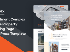 DAXX – Apartment-Komplex-WordPress-Template