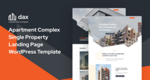 DAXX – Apartment-Komplex-WordPress-Template