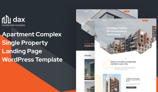 DAXX – Apartment-Komplex-WordPress-Template