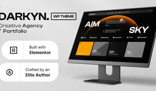 Darkyn – WordPress-Vorlage für Kreativagenturen
