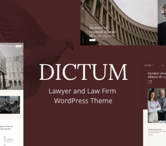 Dictum – Anwalts-WordPress-Layout