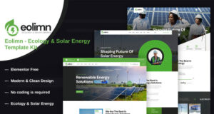 Eolimn – Elementor-Vorlagenkit für Ökologie und Solarenergie