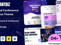 Evantbiz – WordPress-Template für Konferenzen und Veranstaltungen