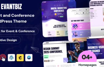 Evantbiz – WordPress-Template für Konferenzen und Veranstaltungen